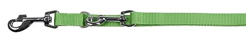 Produktbild von Kerbl Pet Führleine Miami aus Nylon in Grün mit rostfreiem Stahlkarabiner und wasserabweisender Oberfläche - 200 cm