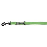 Produktbild von Kerbl Pet Führleine Miami aus Nylon in Grün mit wasserabweisender Oberfläche und rostfreiem Stahlkarabiner - 200 cm