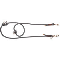 Produktbild von Kerbl Pet Führleine Monte Carlo Tau Hundeleine Braun Grau 200 cm