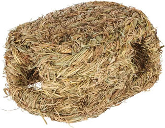 Kerbl Pet Grashaus für Kaninchen aus Heu und Gras in Naturfarben - 1 Stk. – Bild 1 von 8