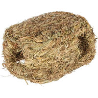 Produktbild von Kerbl Pet Grashaus für Kaninchen aus Heu und Gras in Naturfarben - 1 Stk.
