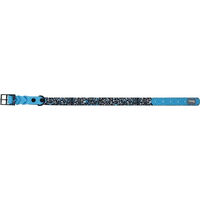 Produktbild von Kerbl Pet Halsband Lima für Hunde blau schwarz wasserfest Kunststoff 46-55 cm