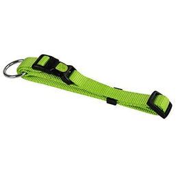 Produktbild von Kerbl Pet Halsband Miami aus Nylon in Grün mit rostfreiem Stahl-O-Ring und wasserabweisender Oberfläche