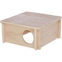 Produktbild von Kerbl Pet Hamsterhaus aus Holz für Hamster Maus und Degu 20 x 20 x 10 cm