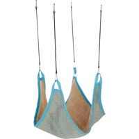 Produktbild von Kerbl Pet Hängematte für Nagetiere aus Polyester in Blau Beige Türkis