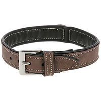 Produktbild von Kerbl Pet Hundehalsband California aus Kunstleder Braun 20mm 32-38 cm