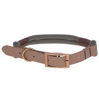 Produktbild von Kerbl Pet Hundehalsband Monte Carlo Tau Braun Grau 12 mm x 45-65 cm