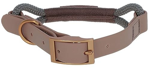 Kerbl Pet Hundehalsband Monte Carlo Tau Braun Grau 8 mm x 30-40 cm – Bild 1 von 3