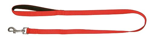 Kerbl Pet Hundeleine Miami mit Softgriff aus Nylon in Rot, 100cm x 20mm, wasserabweisend - 1 Stk. – Bild 1 von 3