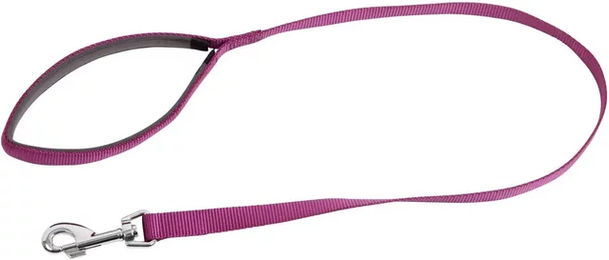 Produktbild von Kerbl Pet Hundeleine Miami mit Softgriff aus Nylon lila 100cm wasserabweisend - 1 Stk.