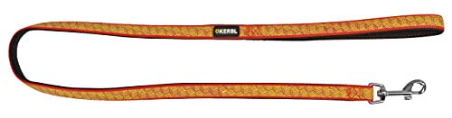 Kerbl Pet Hundeleine reflektierend schwarz/orange 15mm x 100cm - 1 Stk. – Bild 1 von 1