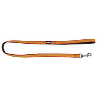 Produktbild von Kerbl Pet Hundeleine reflektierend schwarz/orange 15mm x 100cm - 1 Stk.