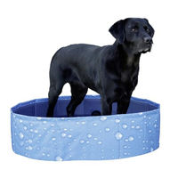 Produktbild von Kerbl Pet Hundepool Bubble Größe L Blau aus Kunststoff für alle Altersstufen Ø 120 cm - 340 l