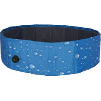 Produktbild von Kerbl Pet Hundepool Bubble Planschbecken Blau Größe S Ø 80 x 20 cm - 100 l
