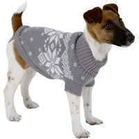 Produktbild von Kerbl Pet Hundepullover Lillehammer Grau Weiß aus Acryl Größe S