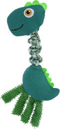 Kerbl Pet Hundespielzeug Dino Plüschspielzeug aus Polyester Grün Blau L 47 cm – Bild 1 von 1