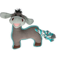 Produktbild von Kerbl Pet Hundespielzeug Esel Ferdi aus Plüsch und Baumwolle 28 cm