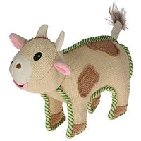 Produktbild von Kerbl Pet Hundespielzeug Muuhli Kuh aus Plüsch mit Baumwolle und Polyester 29 cm