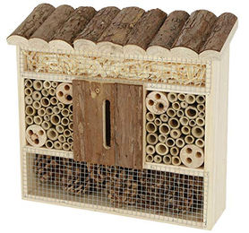 Kerbl Pet Insektenhotel aus Holz in Natur Braun – Bild 1 von 3