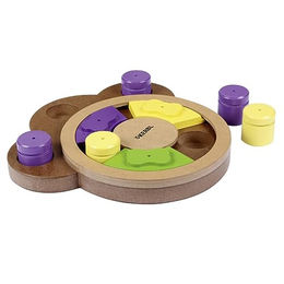 Kerbl Pet Intelligenzspielzeug Denk- und Lernspielzeug aus Holz Braun Bunt 22.5 x 23.5 x 4 cm - 1 Stk. – Bild 1 von 5