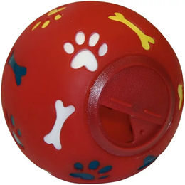Kerbl Pet Intelligenzspielzeug Snackball für Hunde aus Kunststoff rot 11cm - 1 Stk. – Bild 1 von 6