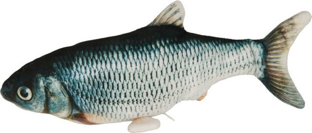 Kerbl Pet Jumping Fish Elektrisches Katzenspielzeug aus Plüsch in Blau - 1 Stk. – Bild 1 von 4