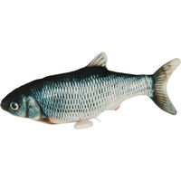 Produktbild von Kerbl Pet Jumping Fish Elektrisches Katzenspielzeug aus Plüsch in Blau - 1 Stk.