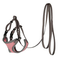 Produktbild von Kerbl Pet Katzengeschirr mit Leine 120cm x 10mm Koralle - 120 cm