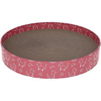 Produktbild von Kerbl Pet Katzenkratzbett Circle Rosa aus Kratzpappe Ø34cm mit Katzenminze