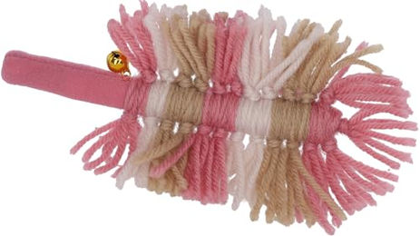 Produktbild von Kerbl Pet Katzenspielzeug Cuddle Wedel Angel aus Plüsch in Rosa und Bunt