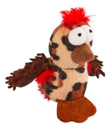 Kerbl Pet Katzenspielzeug Verrücktes Huhn aus Plüsch mit Katzenminze 8cm - 8 cm – Bild 1 von 2