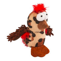 Produktbild von Kerbl Pet Katzenspielzeug Verrücktes Huhn aus Plüsch mit Katzenminze 8cm - 8 cm