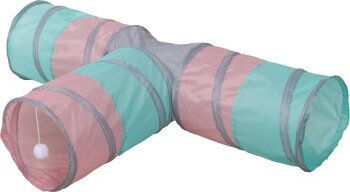 Kerbl Pet Katzentunnel Triangle aus Polyester bunt – Bild 1 von 2