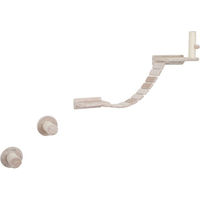 Produktbild von Kerbl Pet Kletterwand Matterhorn Katzen Kletterlandschaft mit Kratzsäule aus Sisal beige 6-teiliges Set - 1 Stk.