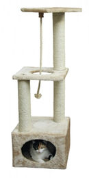 Kerbl Pet Kratzbaum Platin Pro für Katzen in Beige mit Sisal – Bild 1 von 5