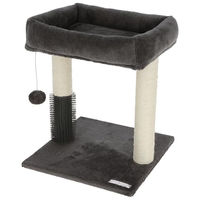 Produktbild von Kerbl Pet Kratzbaum Rosi für Kitten mit Sisal und Bürste, Grau, 48 cm