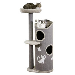 Kerbl Pet Kratzbaum Tiana für Katzen in Grau mit Sisalkratzfläche – Bild 1 von 6