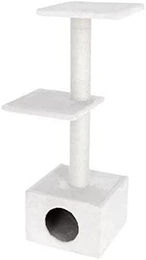 Produktbild von Kerbl Pet Kratzbaum Venus für Katzen in Weiß mit Sisal 109 cm