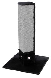 Kerbl Pet Kratzsäule 4-Corner für Katzen Schwarz mit Sisal 48x48x80 cm – Bild 1 von 10