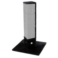 Produktbild von Kerbl Pet Kratzsäule 4-Corner für Katzen Schwarz mit Sisal 48x48x80 cm