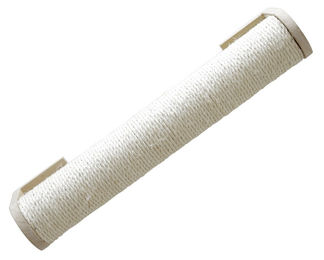 Kerbl Pet Kratzsäule aus Naturholz und Sisal zur Wandbefestigung für Katzen 77x9x15cm – Bild 1 von 3