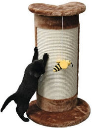 Kerbl Pet Kratzsäule Corner Eckkratzsäule Braun mit Sisal 58cm – Bild 1 von 6