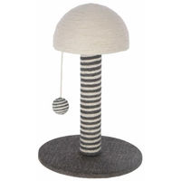 Produktbild von Kerbl Pet Kratzsäule Funghi für Katzen aus Sisal mit Spielball Grau 30 x 30 x 42 cm