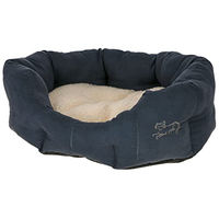 Produktbild von Kerbl Pet Kuschelbett Angi Kuschelhöhle aus Velours Blau 45 x 41 cm