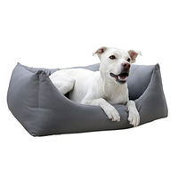 Produktbild von Kerbl Pet Kuschelbett Oxford Place Hundebett aus Oxford-Gewebe Grau 85 x 110 cm