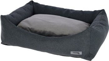 Kerbl Pet Kuschelbett Platin Ortho Hundebett Grau 80 x 60 x 25 cm mit OEKO-TEX Standard 100 – Bild 1 von 6