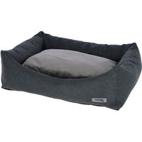 Produktbild von Kerbl Pet Kuschelbett Platin Ortho Hundebett Grau 80 x 60 x 25 cm mit OEKO-TEX Standard 100