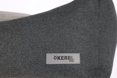Kerbl Pet Kuschelbett Platin Ortho Hundebett Grau Polyester mit OEKO-TEX Standard 100 für Senioren Hund in Größe Groß – Bild 1 von 6