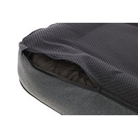 Produktbild von Kerbl Pet Kuschelbett Platin Ortho Hundebett mit Memory Foam für Senior Hunde Grau