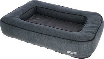 Kerbl Pet Kuschelbett Platin Ortho Hundebett mit Memory Foam Grau 98 x 70 x 18 cm – Bild 1 von 2